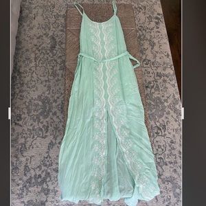 Maxi Dress with Front Slit Size Small
